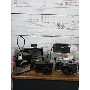 Vintage Camera Lot-UNTESTED/ For Parts or Display Only